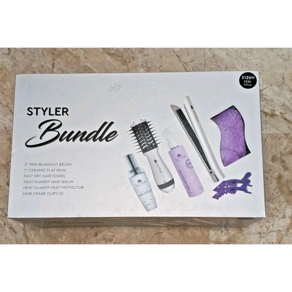 SUTRA BEAUTY 7-Pc. Styler Bundle Set - NIB